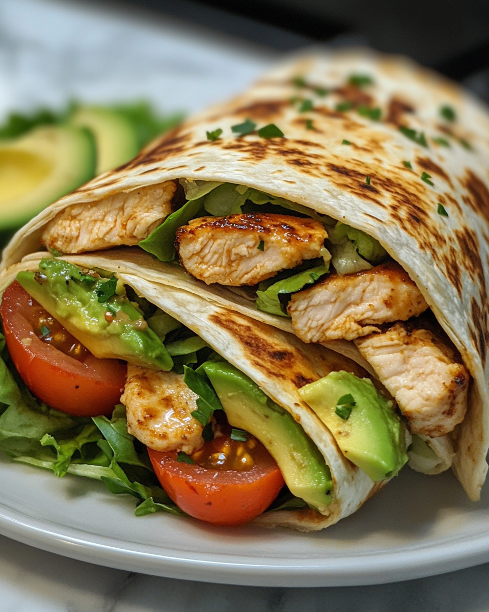 5-Ingredient Chicken Avocado Wrap: A Quick, Creamy, and Healthy Everyday Meal
