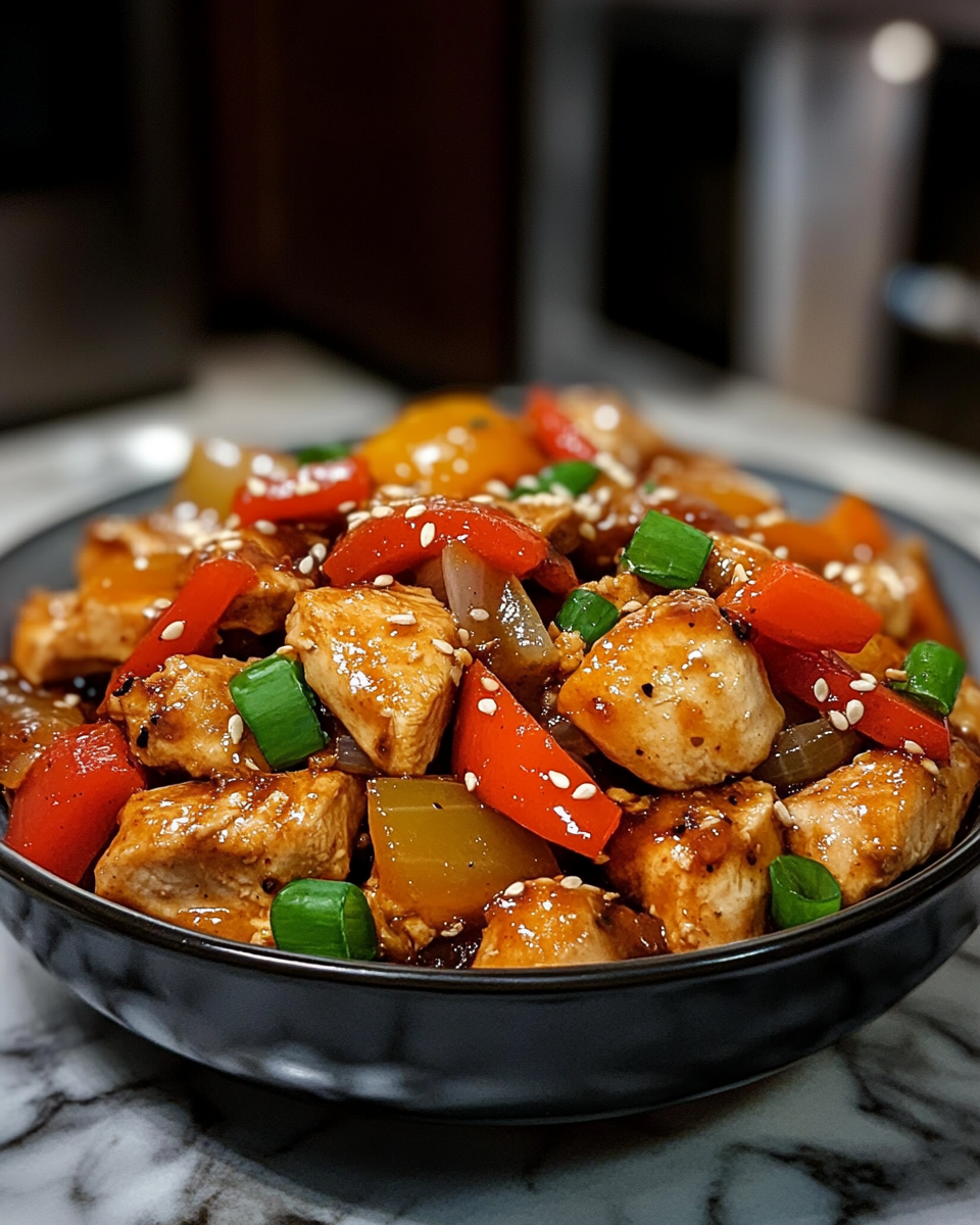 Chicken and Bell Pepper Stir Fry